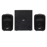 Italian Stage IS SPX08A Coppia Casse Attive 600W + Italian Stage IS S115A Subwoofer
