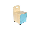 STAGG Cajon per bambino in tiglio frontale blu