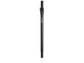 Supporto distanziatore subwoofer regolabile in acciaio, altezza 82-132 cm, capacità 50 kg, colore nero opaco
