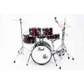 Pearl Roadshow RS585BC C91 Jet Black Batteria acustica completa con piatti 3 Sabian nera