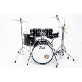 Pearl RS505BC/C31 Jet Black Batteria acustica con piatti Sabian e sgabello