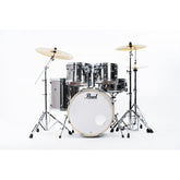 Pearl Export EXX725BR/C21 Standard Smokey Chrome Batteria Acustica con 3 Piatti Sabian SBR