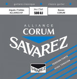 Savarez 500AJ New Cristal Corum Muta di corde per chitarra classica High Tension