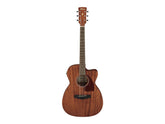 Chitarra acustica Ibanez PC12MHCE, corpo Grand Concert cutaway in mogano, finitura Open Pore Natural, elettronica Ibanez