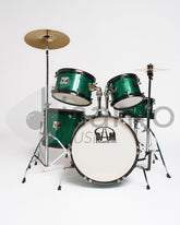 Batteria acustica per bambini 5 pezzi Dam JB J1049 Acid Green