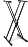 GEWA Stand doppia X per tastiera Easy Gear System VE5 Nero