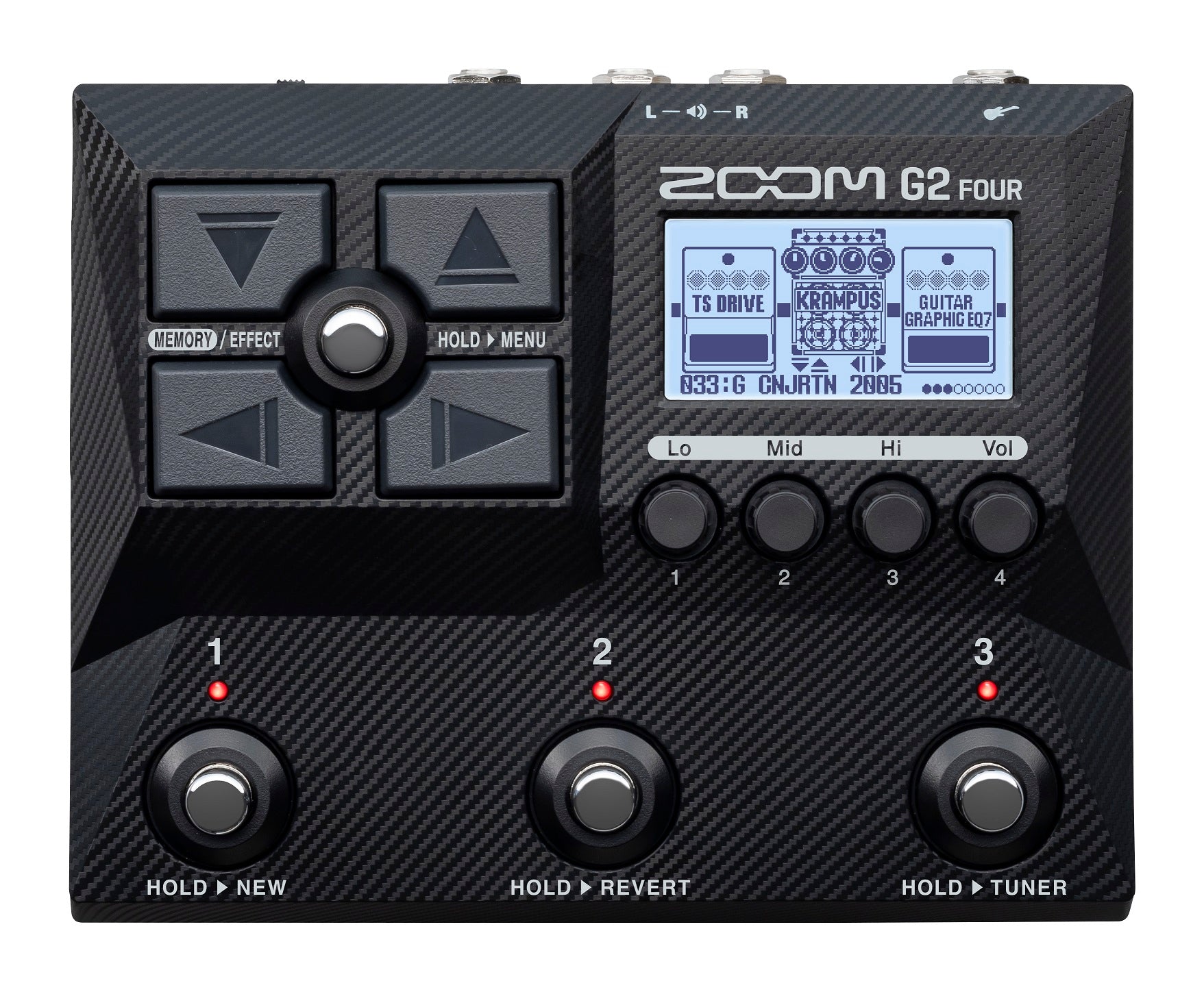 ZOOM G2 FOUR Pedaliera mutlieffetto con Looper, amp-simulator per chitarra