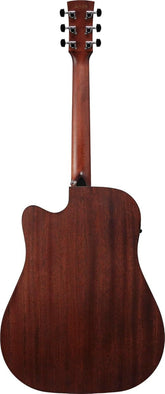 IBANEZ AW247CE-WKH Open Pore Black Chitarra Acustica