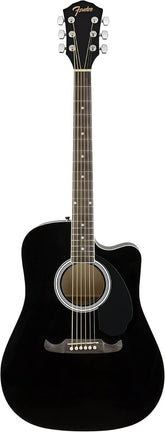 Fender FA125CE Black Chitarra acustica elettrificata nera