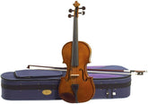 Violino Stentor Student I 4/4 in legno massello, con cordiera metallica e accessori di alta qualità, completo di custodia