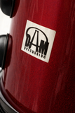 Batteria Acustica Cassa 22" Completa 5 pezzi Rossa
