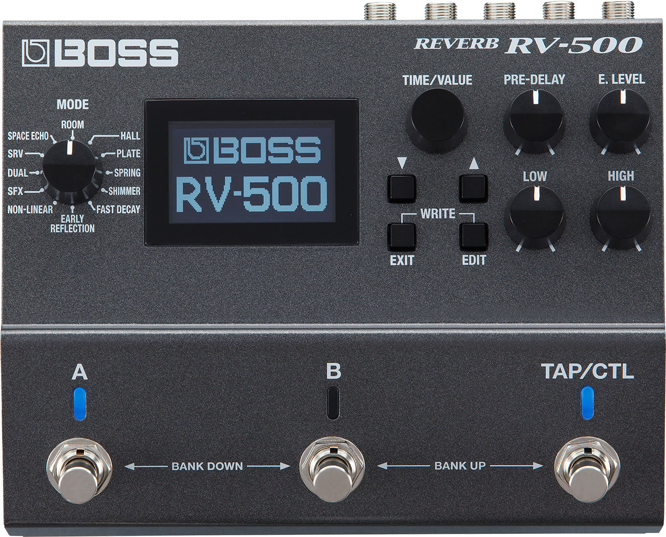 BOSS RV-500 Effetto Riverbero a pedale per chitarra e basso