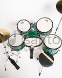 Batteria Acustica Completa - Junior Series 5 pezzi Acid Green
