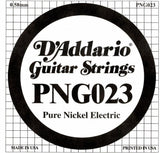D'Addario Corda singola per chitarra elettrica in nichel puro .023