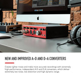 FOCUSRITE Clarett+ 4Pre Interfaccia Audio USB 18-IN /8-OUT