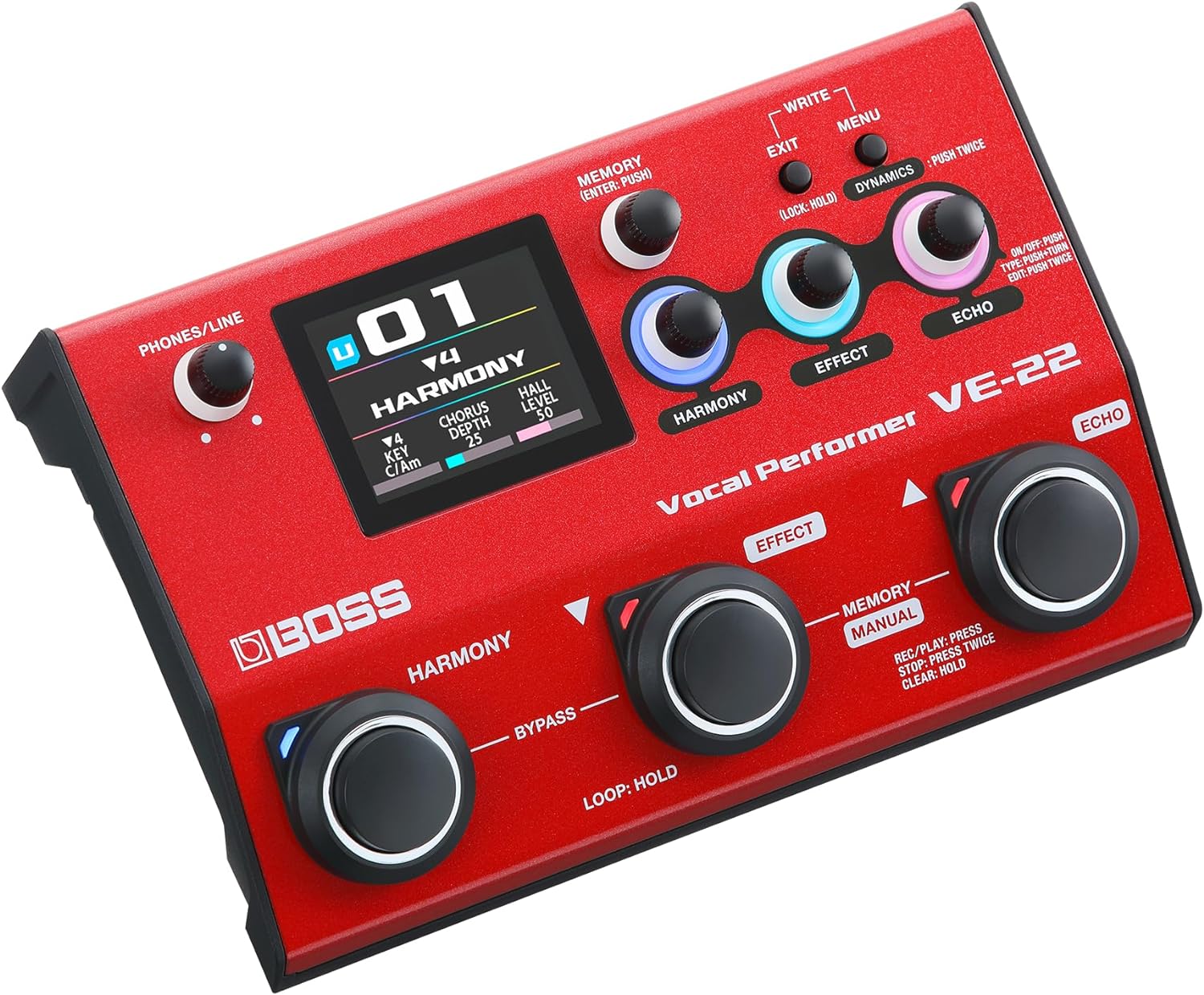 BOSS VE-22 Vocal Performer avanzato