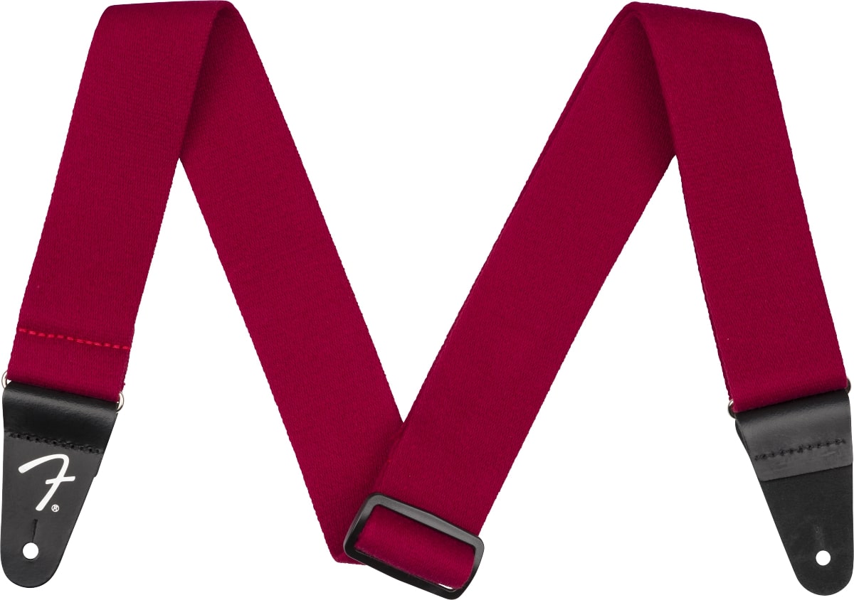 FENDER Tracolla Supersoft Maroon 2" Red