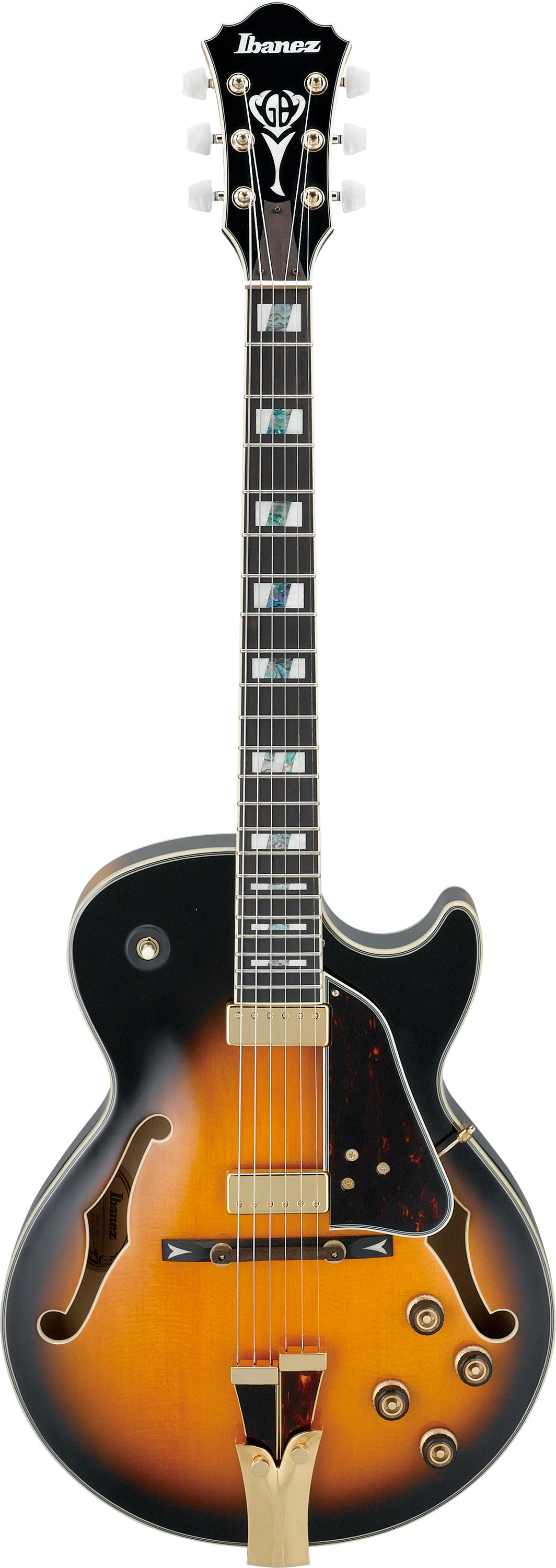 IBANEZ GB10SE George Benson Brown Sunburst Chitarra Semiacustica