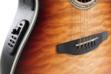Ovation Celebrity Traditional Plus Mid-depth CS24X-7C-G Cognac Burst Chitarra Acustica Elettrificata