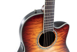 Ovation Celebrity Traditional Plus Mid-depth CS24X-7C-G Cognac Burst Chitarra Acustica Elettrificata