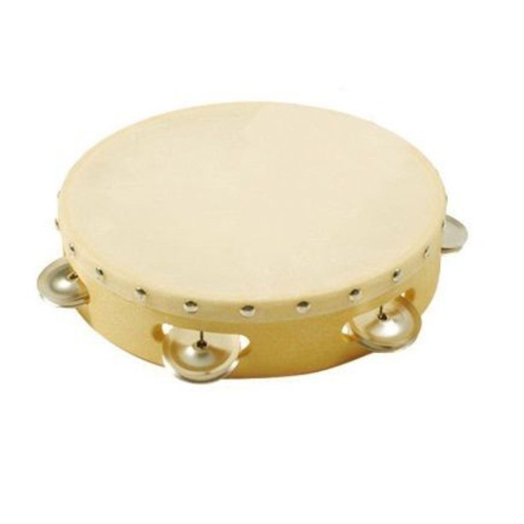 Angel Tambourine AKT-10 Tamburello in vera pelle 16CM