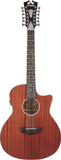 D'ANGELICO Premier Fulton LS Mahogany Satin Chitarra Acustica 12 corde Elettrificata