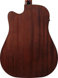 IBANEZ AW247CE-WKH Open Pore Black Chitarra Acustica