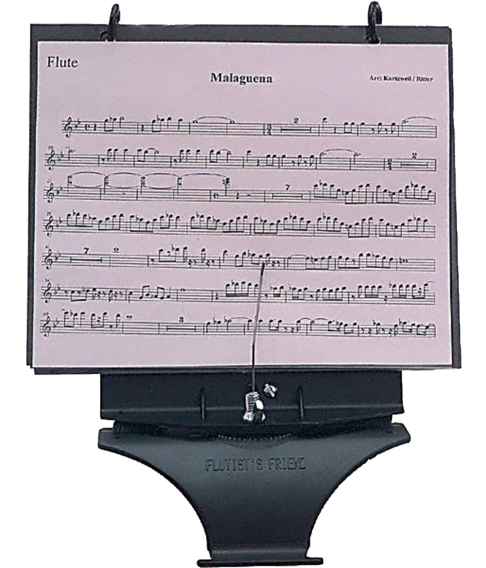 DEG Letturino da banda Flauto e Ottavino da Polso
con leggio in alluminio e 5 taschini, ideale per la lettura delle note durante le esibizioni