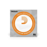D'Addario Corda Singola per chitarra acustica, Bronze Wound .036