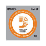 D'Addario Corda Singola per chitarra acustica, Bronze Wound .042