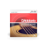 D'Addario EJ17 Phosphor Bronze Muta di corde per chitarra acustica, Medium, 013-056