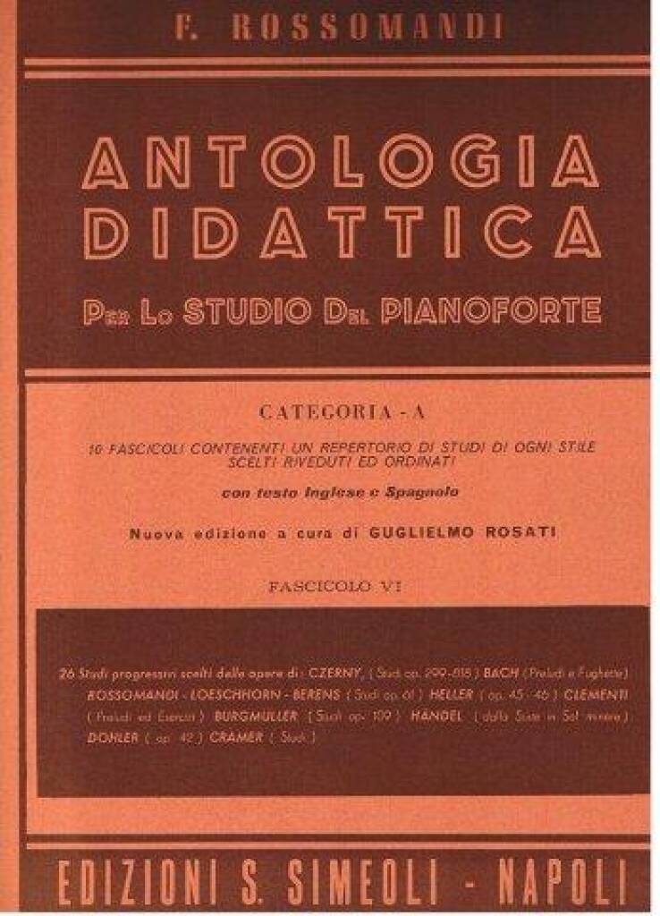 F. Rossomandi - Antologia Didattica Cat. A Vol. 6