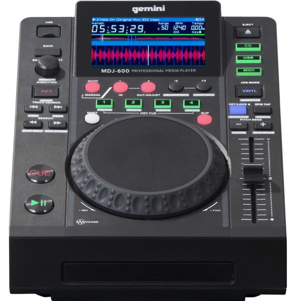 B-STOCK Gemini MDJ600 Lettore Media Player USB e CD Professionale