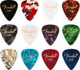 FENDER 351 Shape Celluloid Medley Thin - Set da 12 assortiti