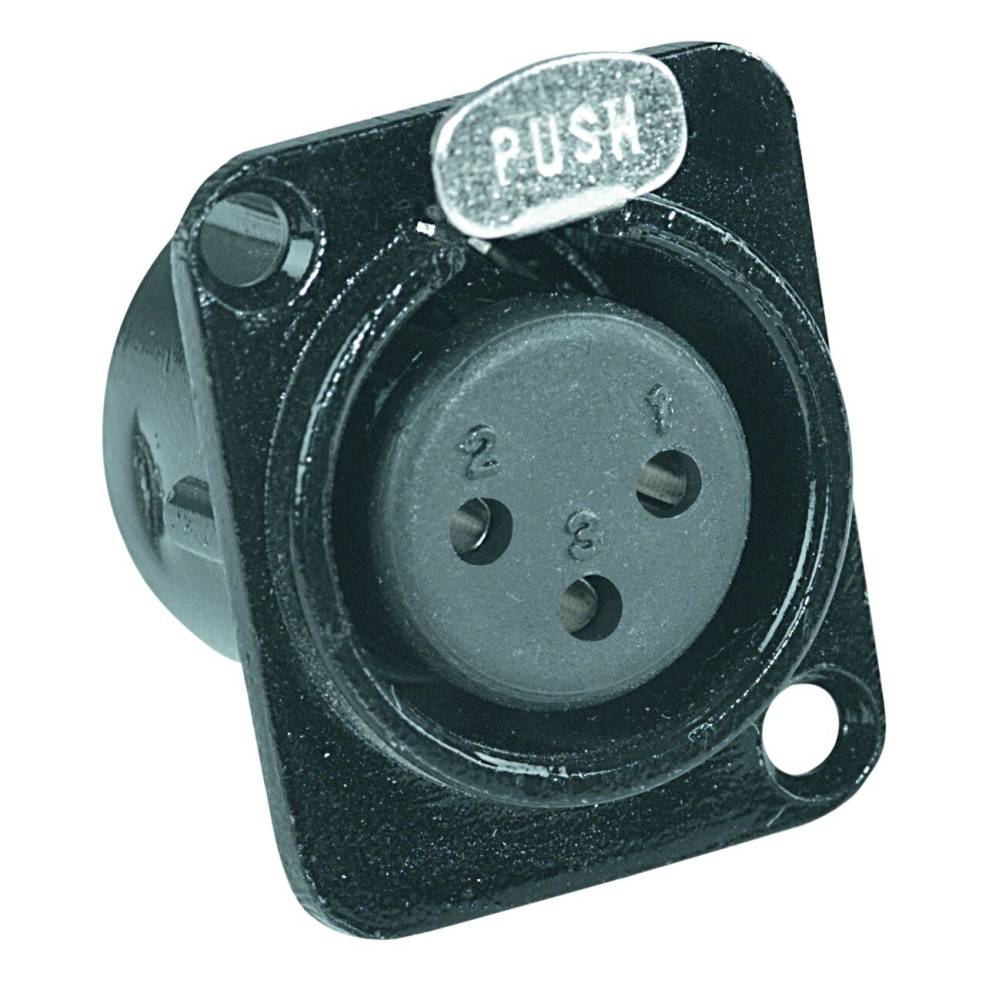 PROEL XLR3FDLBK Connettore da pannello XLR Femmina