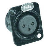 PROEL XLR3FDLBK Connettore da pannello XLR Femmina