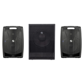 Proel V8Pro Coppia Casse attive 1200W + Proel S12A Subwoofer
