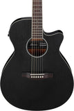 Ibanez AEG7MH Open pore chitarra acustica elettrificata nera