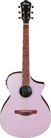 Ibanez AEWC12 RGF Rose Gold Metallic Flat Chitarra acustica elettrificata