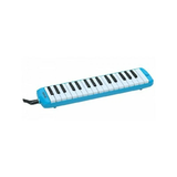 Tastiera per Melodica scolastica azzurra, 32 tasti in tonalità FA, fornita con astuccio e accessori, ideale per metodi di studio