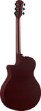 Yamaha APX600M MSB Smoky Black Chitarra acustica elettrifcata nera