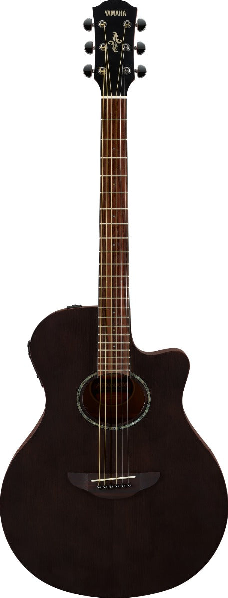 Yamaha AP600M MSB Smoky Black Chitarra acustica elettrifcata nera