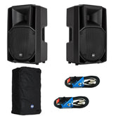 Coppia casse attive 12" 2800W RCF ART 712A MK4 + Cover + cavi