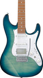 IBANEZ AZ22S1F-TXB Transparent Turquoise Burst Chitarra Elettrica