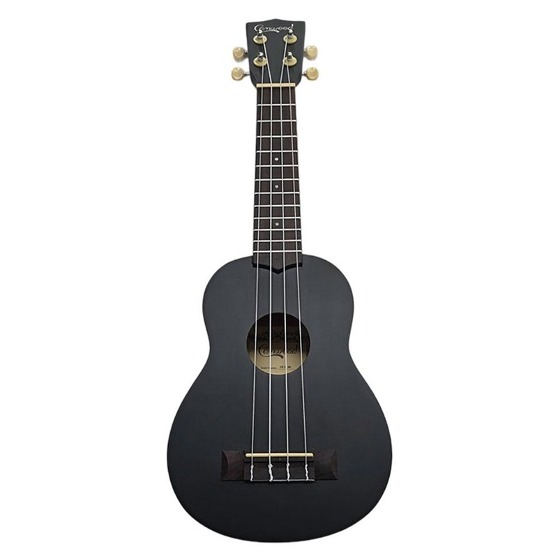Ukulele soprano Camwood UK-21, strumento compatto in legno, ideale per principianti, con suono caldo e finitura artigianale