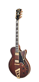 D'angelico Deluxe SS Satin Brown Burst Chitarra Semiacustica