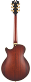 D'angelico Deluxe SS Satin Brown Burst Chitarra Semiacustica