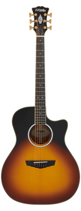 D'Angelico Excel Gramercy Vintage Sunset Chitarra Acustica Elettrificata