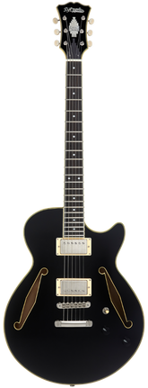 D'Angelico Excel SS Tour Solid Black Chitarra semiacustica