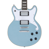 D'Angelico Premier Brighton Ice Blue Metallic Chitarra elettrica